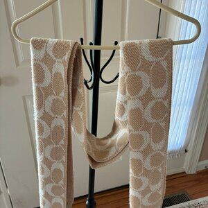 COACH signature muffler